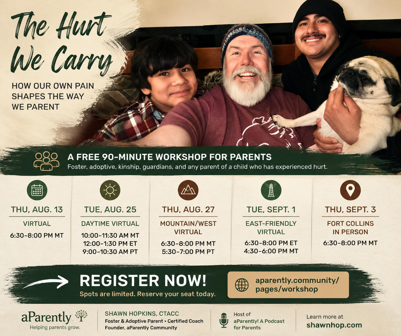 Free Workshop: The Hurt We Carry