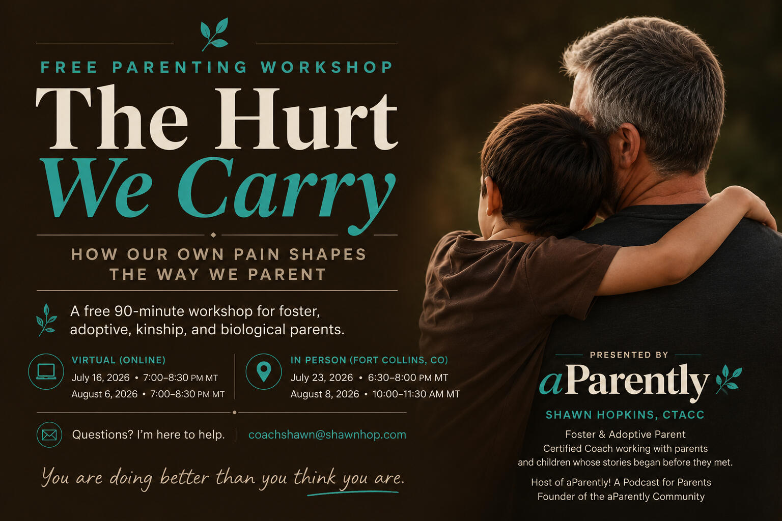 Free Workshop: The Hurt We Carry